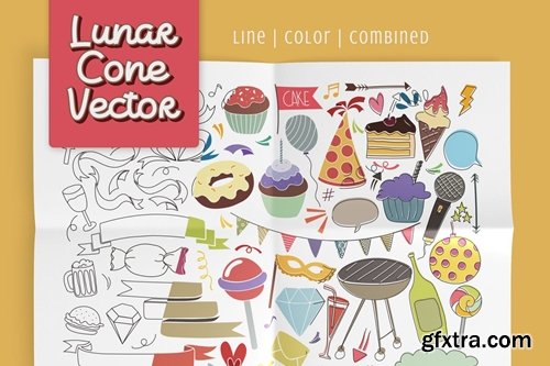 Lunar Cone Vector Pack