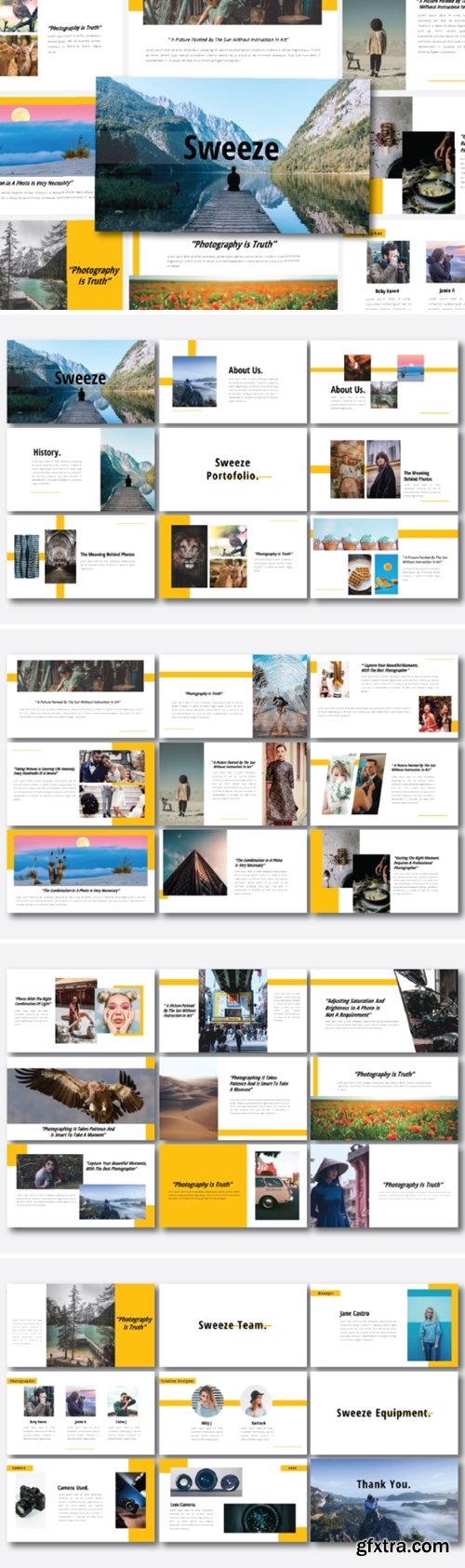 Sweeze Powerpoint, Keynote and Google Slides Templates