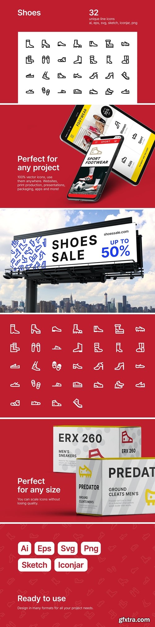 Shoes icons