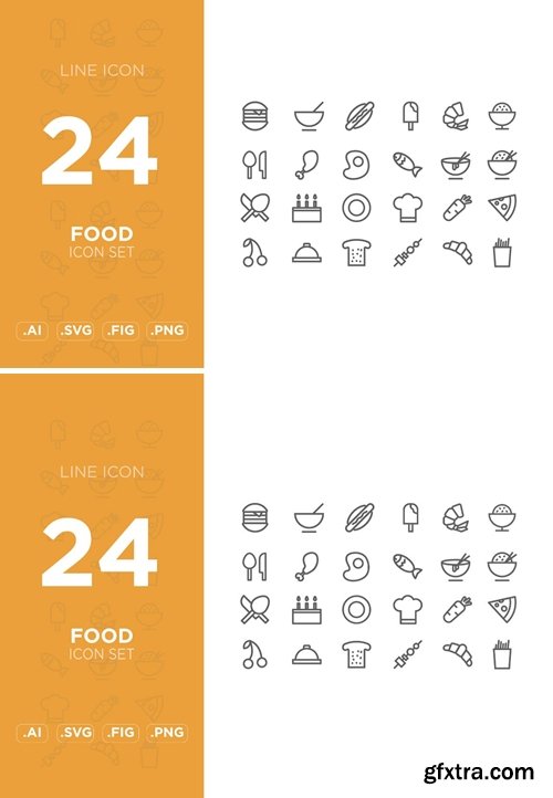 food icon set