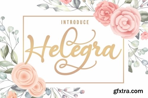 Helegra | Beauty Font Script