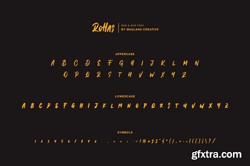 Mathew Rohas Brush Font Duo