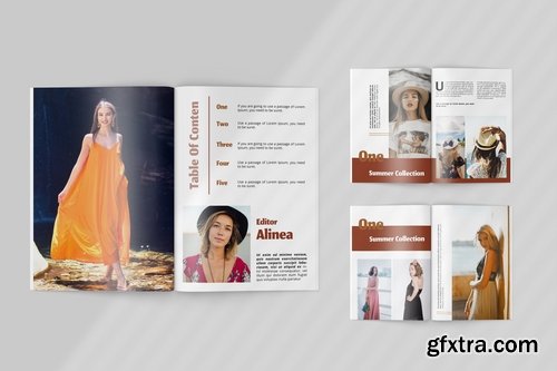 Alinea - Fashion Lookbook Template