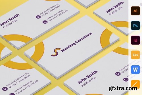 Branding Consultant Poster Flyer Business Card Brochure Bifold Trifold