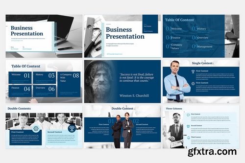 Blue Business Presentation