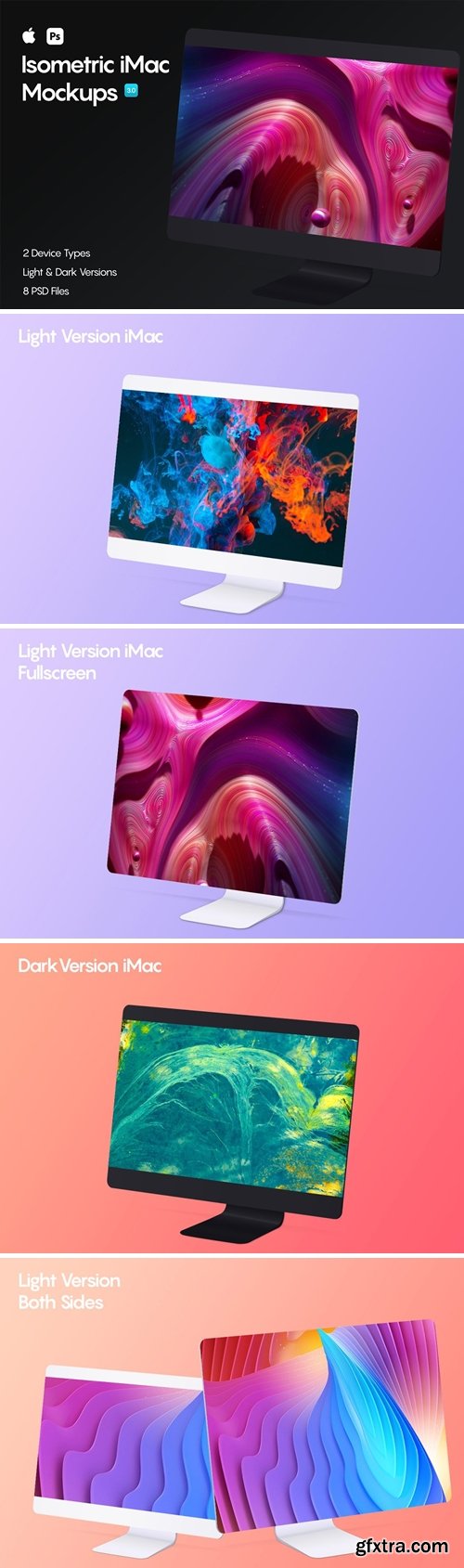 CM - Isometric iMac Pro Mockups 3.0 3952968