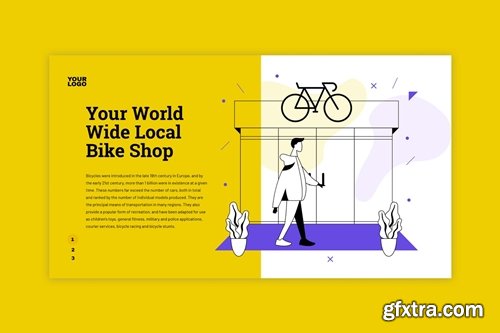 Bikeshop - Landing Page