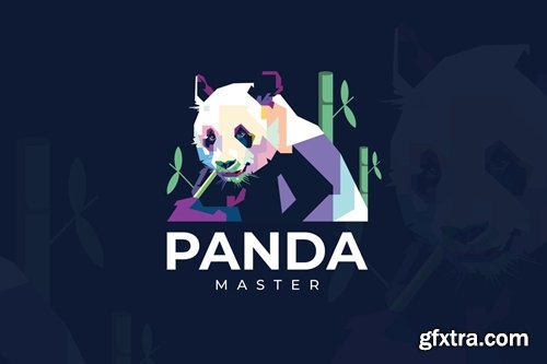 Panda Master Logo Template