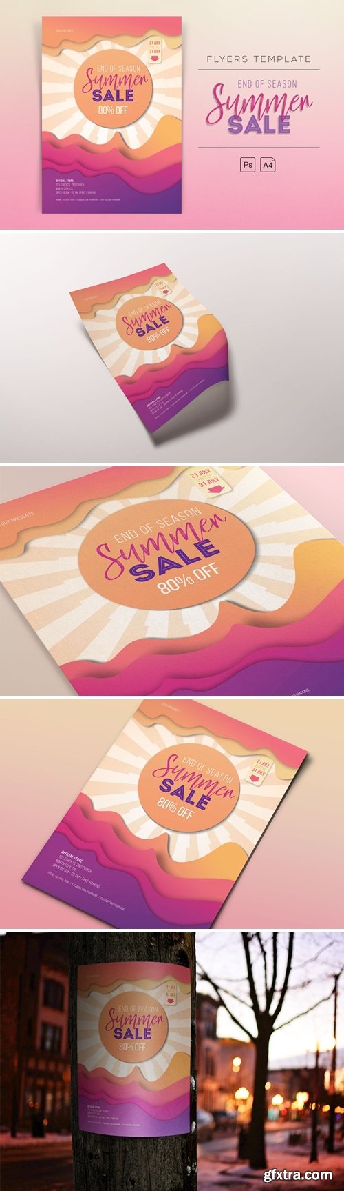 GraphicRiver - End of Season Summer Sale Flyer 24121383