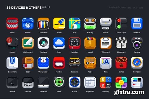 36 Device & Other Icons