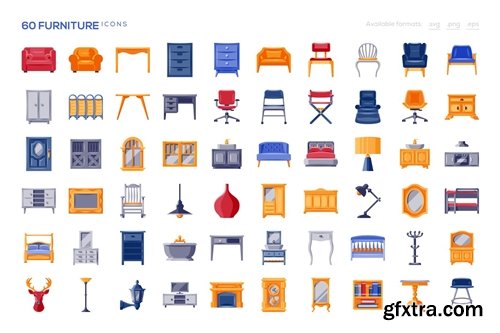 60 Furniture Icons