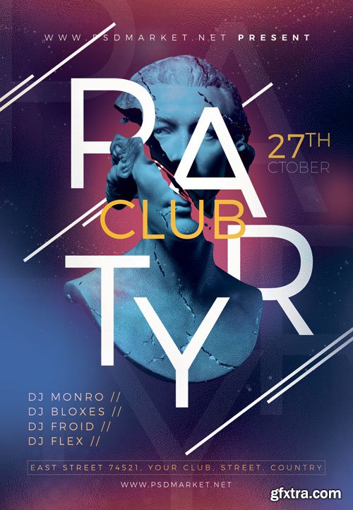 Club - Premium flyer psd template