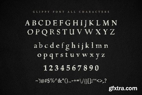 CM - Glippy Industrial Font 3952825