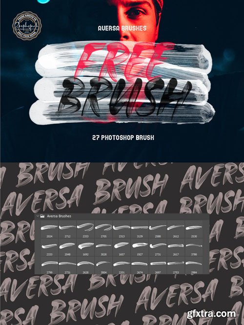 27 Stroke Brushes for Photoshop