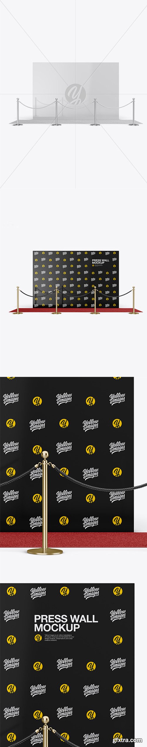 Press Wall Mockup 36872