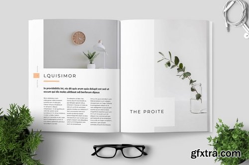 Clean Minimal Magazine Design