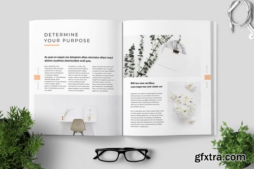 Clean Minimal Magazine Design