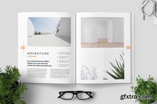 Clean Minimal Magazine Design