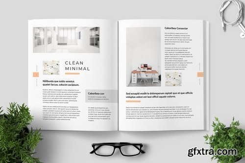 Clean Minimal Magazine Design