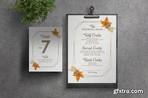 Deluxe Wedding Invitation Suite