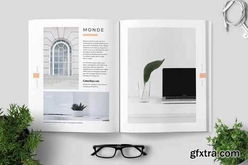 Clean Minimal Magazine Design