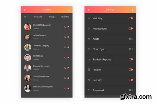 Kalash - Social Media Mobile App for Figma