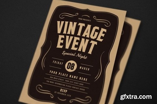 Vintage Event Flyer