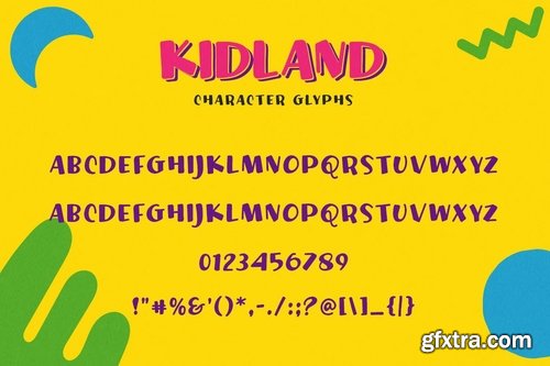 Kidland - Bold And Fun Typeface