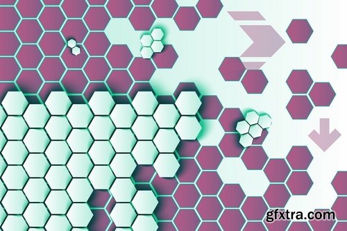 Abstract Hexagonal Backgrounds