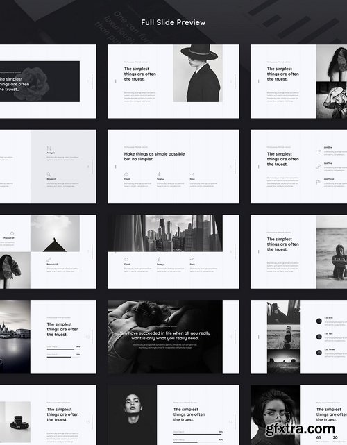 Cicle - Minimal Powerpoint and Keynote Templates