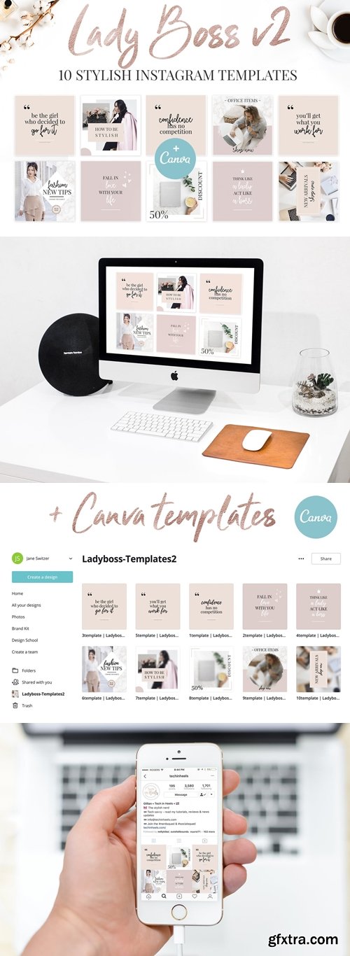 Canva Lady Boss Instagram Templates-2