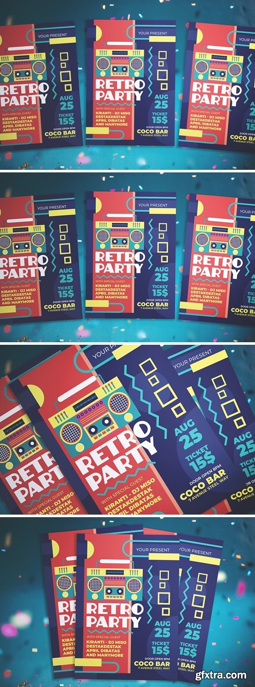 Retro Party Flyer