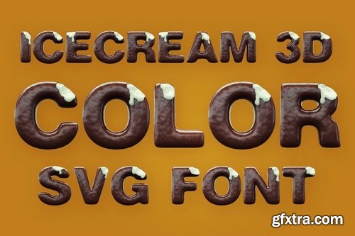 Ice Cream Color Font