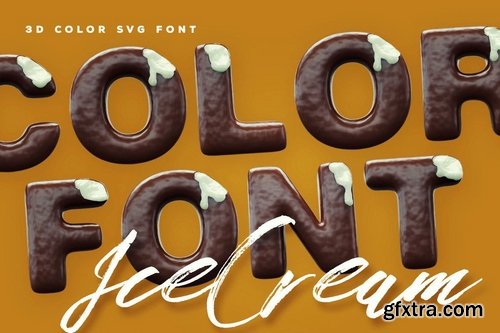 Ice Cream Color Font