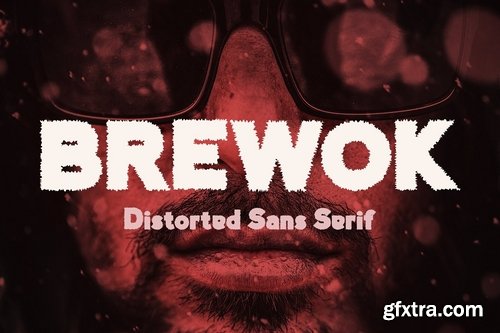 CM - Brewok Distorted Font 3956782