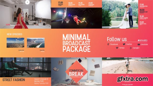 Videohive Minimal Broadcast Package 18204222