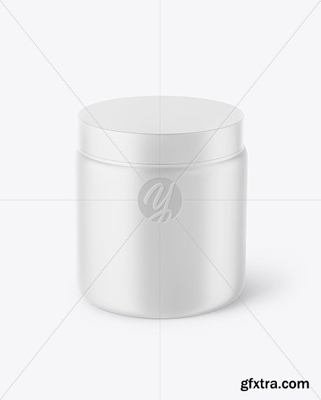 Matte Plastic Jar Mockup 46255