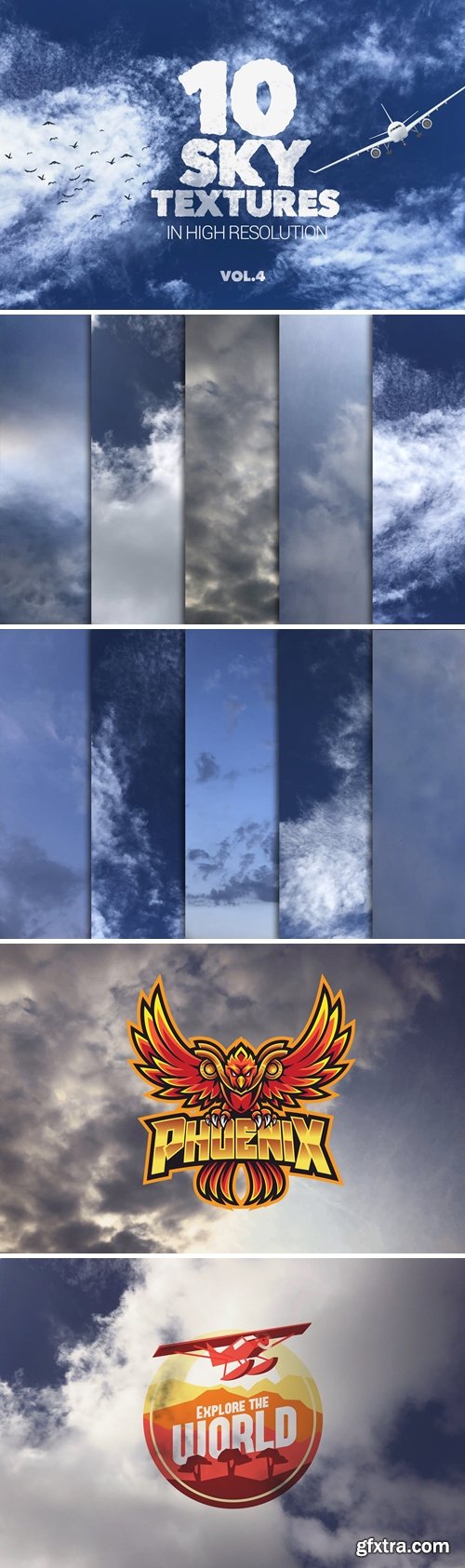 Sky Textures x10 vol4