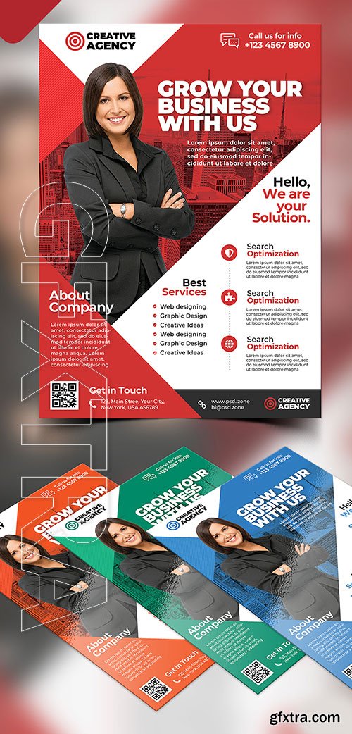 Corporate Business  PSD Flyer 2