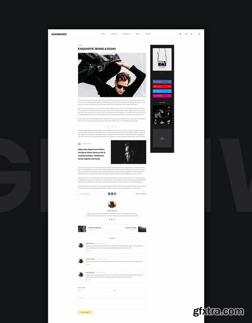 Glenwood - Personal Blog Template