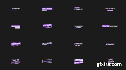 VideoHive Simple Lower Thirds for After Effects 23313041