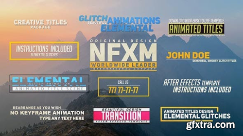 VideoHive Creative Titles 20163797