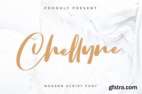 CM - Chellyne - Modern Script Font 3959148