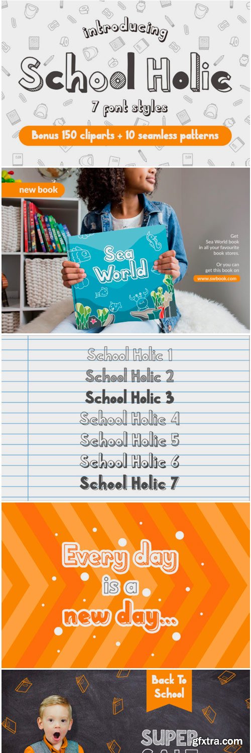 School Holic Font Family