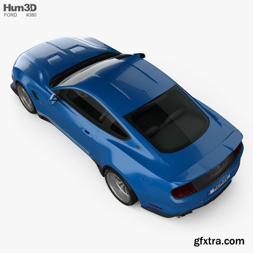 Ford Mustang Shelby Super Snake coupe 2018 3D Model