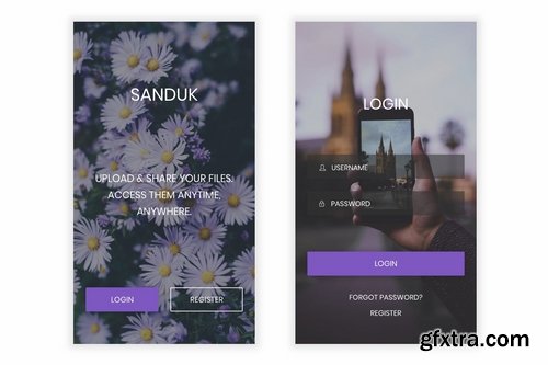 Sanduk - File Sharing Platform UI Kit for Figma