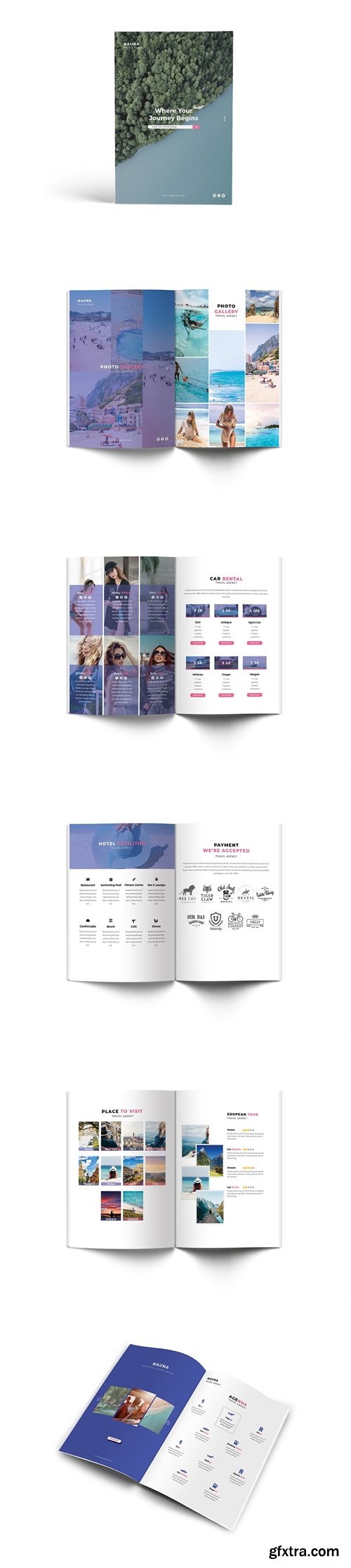 Nauna - Travel Agency A4 Brochure