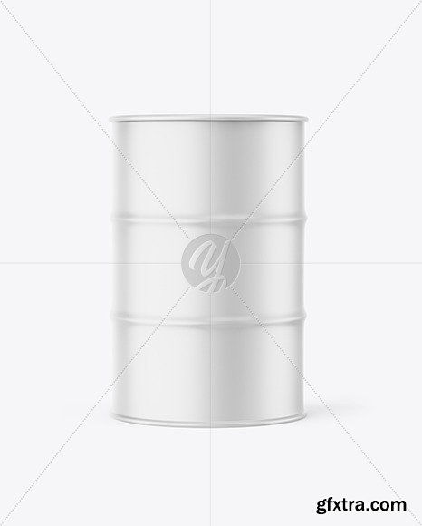 Matte Metal Barrel Mockup 46362