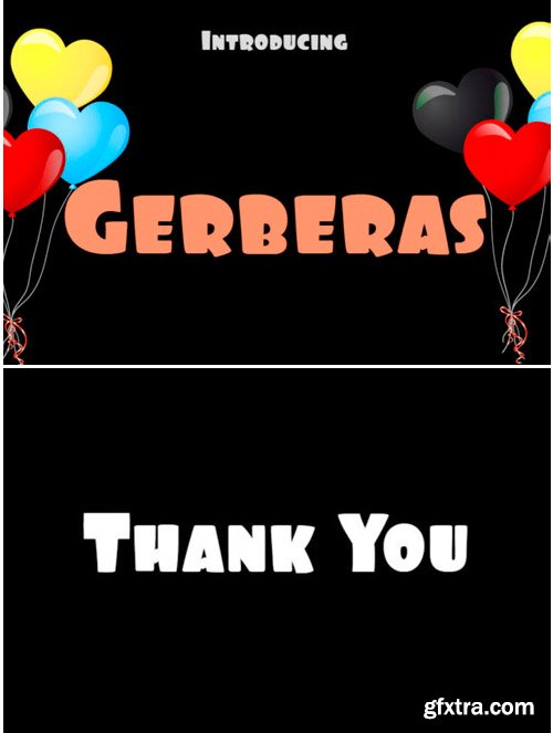 Gerberas Font