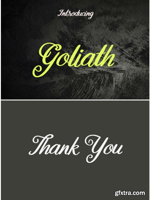 Goliath Font